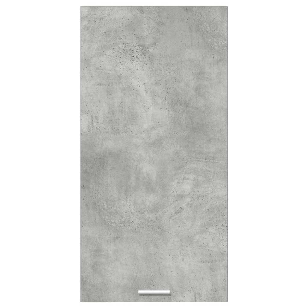 Armadio pensile Riga Grigio Cemento e Bianco 50 x 31 x 100 cm 884349