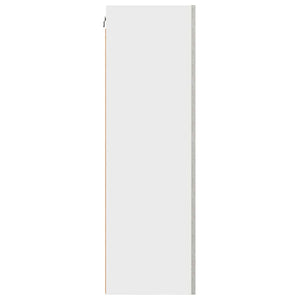 Armadio pensile Riga Grigio Cemento e Bianco 50 x 31 x 100 cm 884349