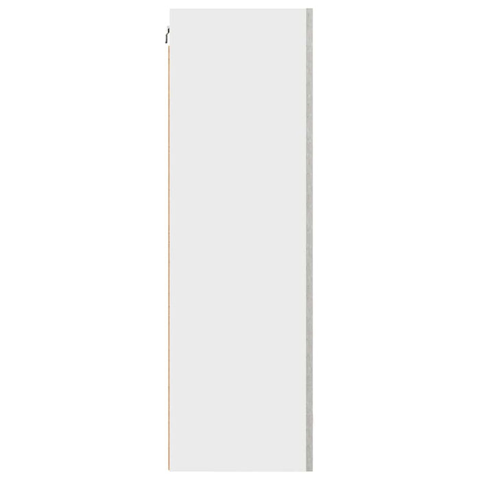 Armadio pensile Riga Grigio Cemento e Bianco 50 x 31 x 100 cm 884349