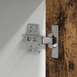 Armadio pensile Riga Quercia Sonoma e Bianca 50 x 31 x 100 cm 884350