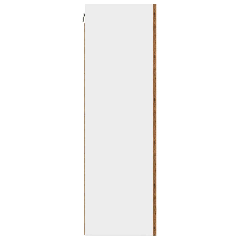 Armadio pensile Riga Quercia Sonoma e Bianca 50 x 31 x 100 cm 884352