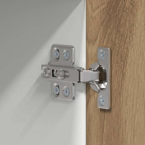 Armadio pensile Riga Rovere Artigiano e Bianco 50 x 31 x 100 cm 884353