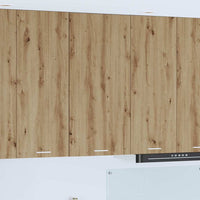 Armadio pensile Riga Rovere Artigiano e Bianco 50 x 31 x 100 cm 884353