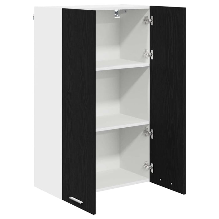 Armadio pensile con porta Riga Rovere Nero 60 x 31 x 100 cm 884355