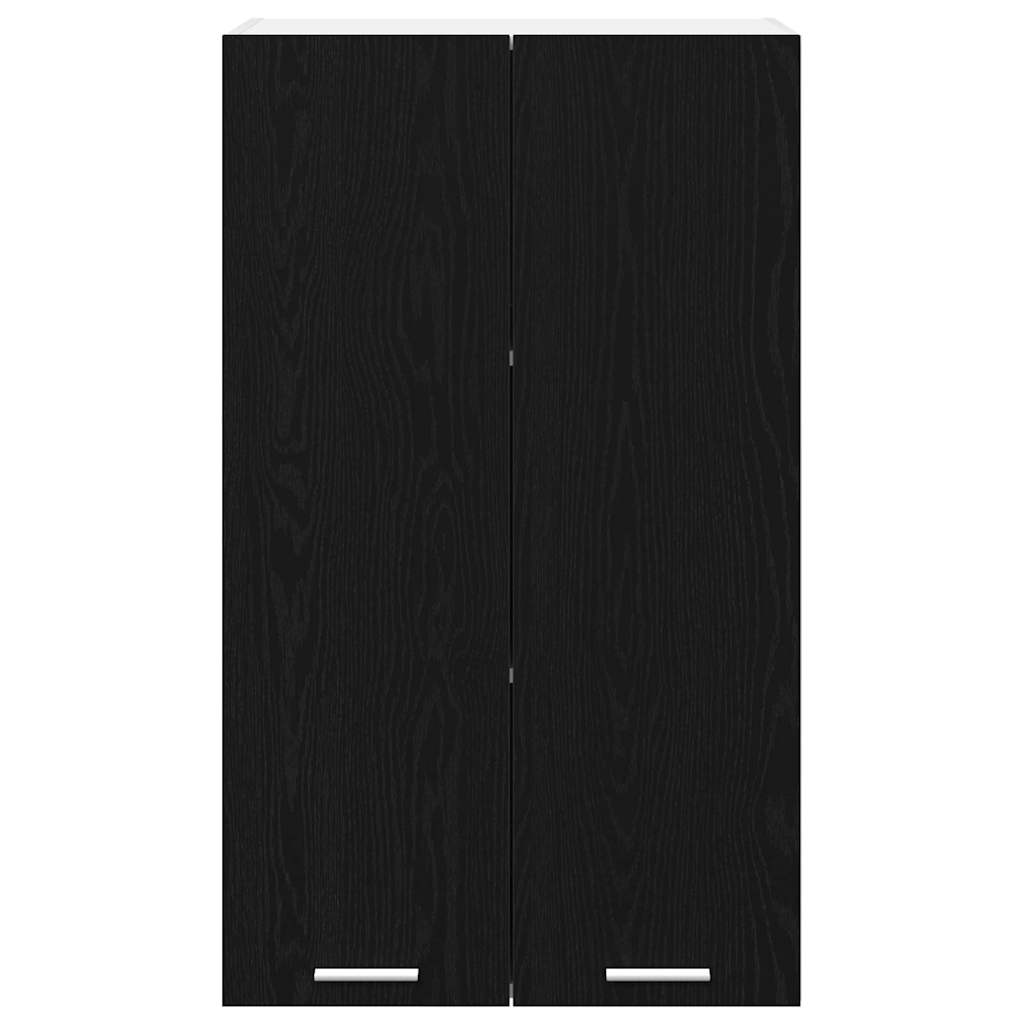 Armadio pensile con porta Riga Rovere Nero 60 x 31 x 100 cm 884355