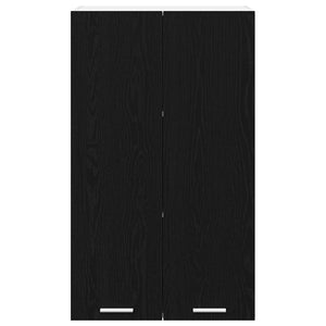 Armadio pensile con porta Riga Rovere Nero 60 x 31 x 100 cm 884355