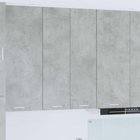 Armadio pensile con porta Riga Grigio cemento 60 x 31 x 100 cm 884357