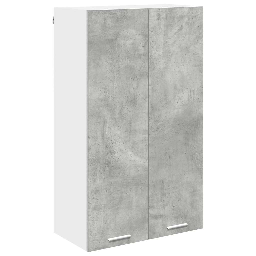 Armadio pensile con porta Riga Grigio cemento 60 x 31 x 100 cm 884357