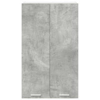 Armadio pensile con porta Riga Grigio cemento 60 x 31 x 100 cm 884357