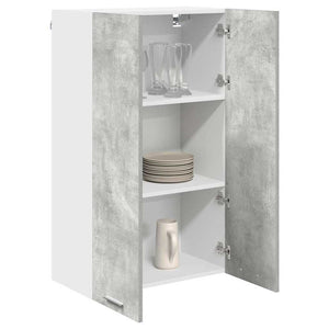 Armadio pensile con porta Riga Grigio cemento 60 x 31 x 100 cm 884357