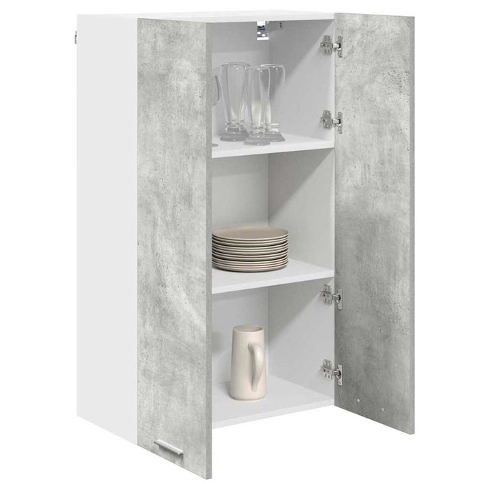 Armadio pensile con porta Riga Grigio cemento 60 x 31 x 100 cm 884357