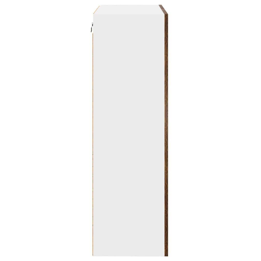 Armadio pensile con porta Riga Rovere fumé 60 x 31 x 100 cm 884358