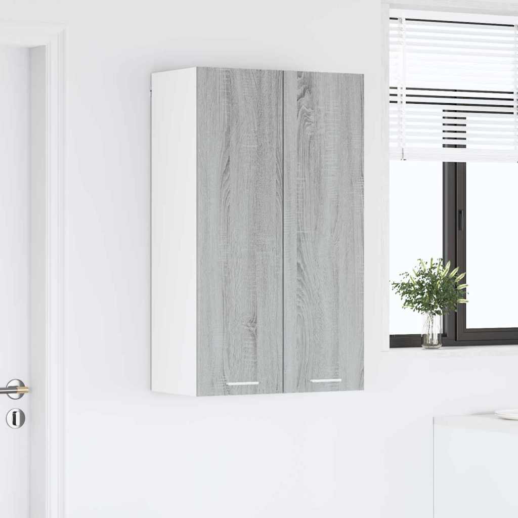 Armadio pensile con porta Riga Grigio Sonoma 60 x 31 x 100 cm 884359