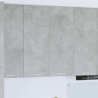 Armadio pensile con porta Riga Grigio cemento 80 x 31 x 100 cm 884365