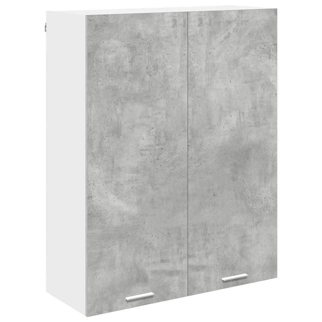 Armadio pensile con porta Riga Grigio cemento 80 x 31 x 100 cm 884365