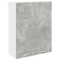 Armadio pensile con porta Riga Grigio cemento 80 x 31 x 100 cm 884365