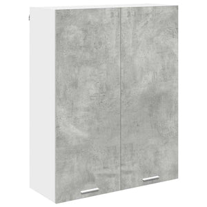 Armadio pensile con porta Riga Grigio cemento 80 x 31 x 100 cm 884365