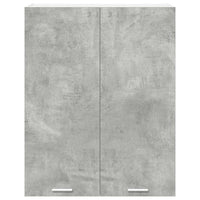 Armadio pensile con porta Riga Grigio cemento 80 x 31 x 100 cm 884365