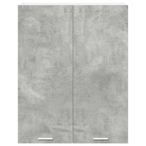 Armadio pensile con porta Riga Grigio cemento 80 x 31 x 100 cm 884365