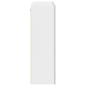 Armadio pensile con porta Riga Grigio cemento 80 x 31 x 100 cm 884365