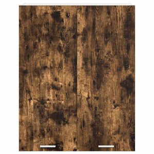 Armadio pensile con porta Riga Rovere fumé 80 x 31 x 100 cm 884366