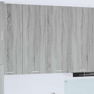 Armadio pensile con porta Riga Grigio Sonoma 80 x 31 x 100 cm 884367