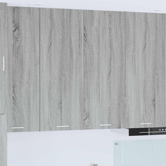 Armadio pensile con porta Riga Grigio Sonoma 80 x 31 x 100 cm 884367