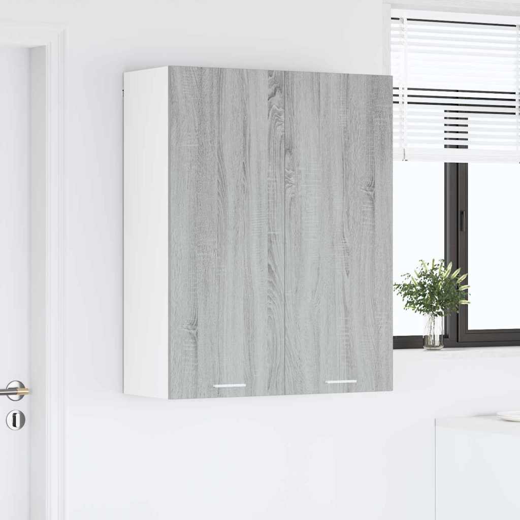 Armadio pensile con porta Riga Grigio Sonoma 80 x 31 x 100 cm 884367