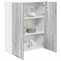 Armadio pensile con porta Riga Grigio Sonoma 80 x 31 x 100 cm 884367