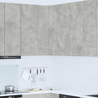 Armadio pensile Riga Grigio Cemento e Bianco 57 x 57 x 100 cm 884373