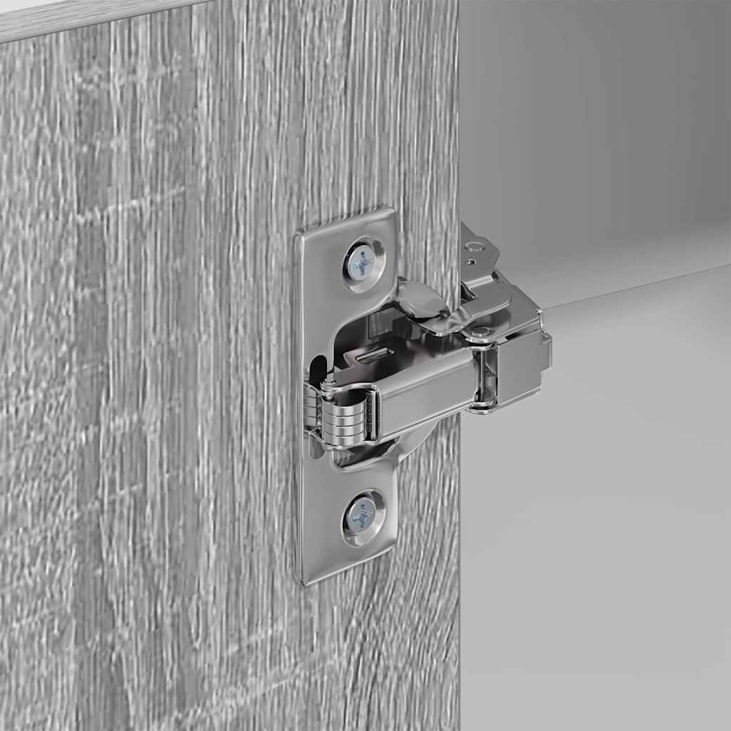 Armadio pensile Riga Quercia Sonoma e Bianca 57 x 57 x 100 cm 884375