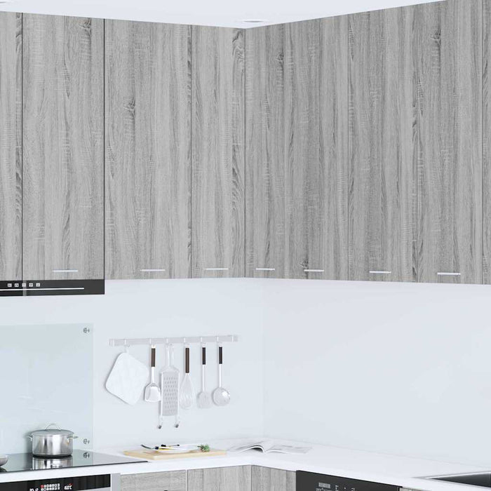 Armadio pensile Riga Quercia Sonoma e Bianca 57 x 57 x 100 cm 884375