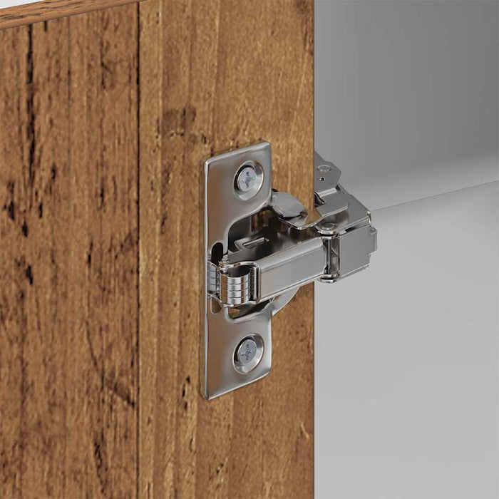 Armadio pensile Riga Quercia Sonoma e Bianca 57 x 57 x 100 cm 884376