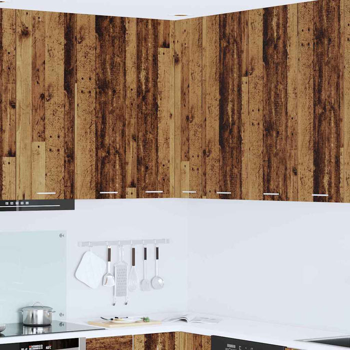 Armadio pensile Riga Quercia Sonoma e Bianca 57 x 57 x 100 cm 884376