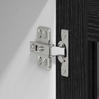 Armadio pensile con porta Riga Rovere Nero 40 x 31 x 100 cm 884379