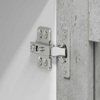 Armadio pensile con porta Riga Grigio cemento 40 x 31 x 100 cm 884381