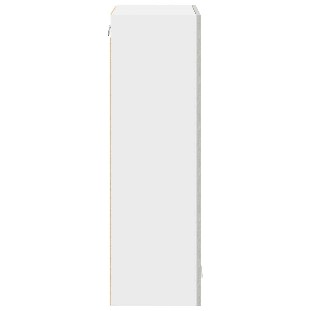 Armadio pensile con porta Riga Grigio cemento 40 x 31 x 100 cm 884381