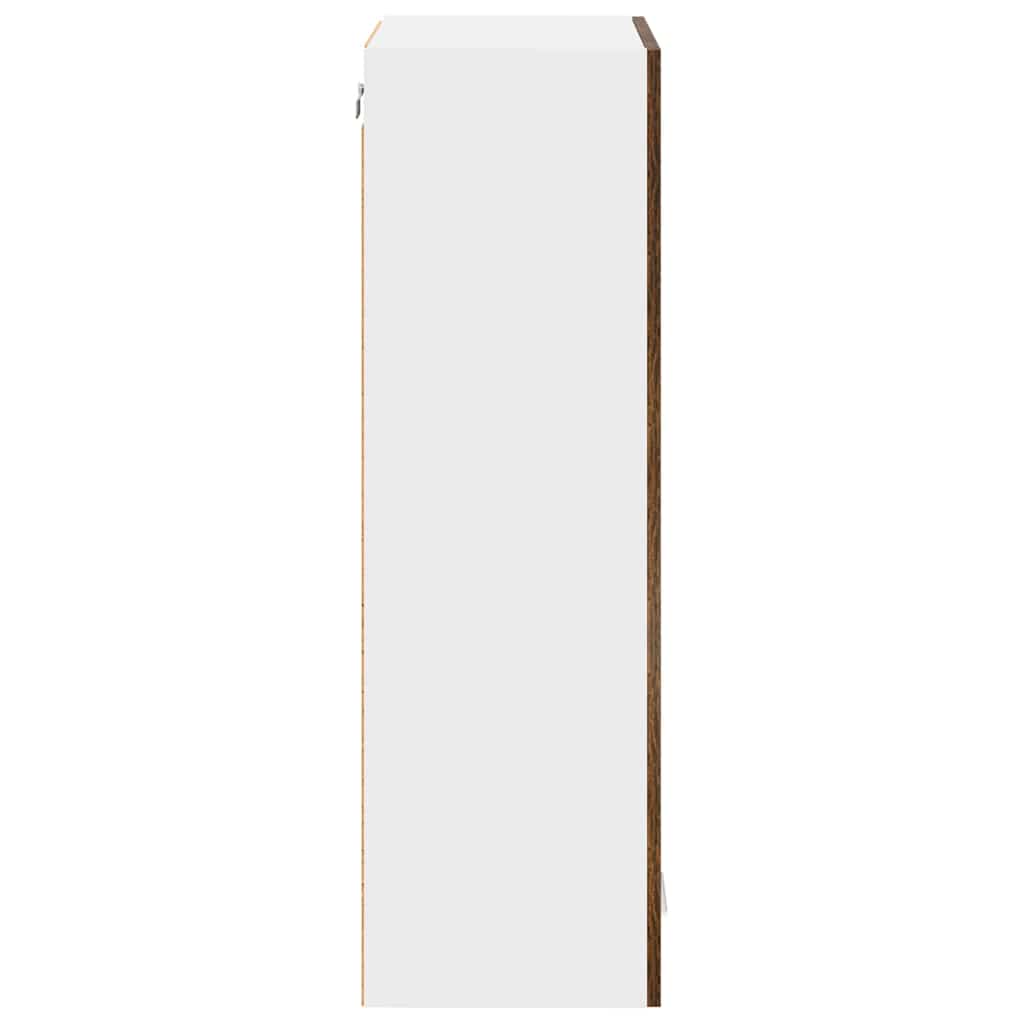 Armadio pensile con porta Riga Rovere fumé 40 x 31 x 100 cm 884382