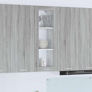 Armadio pensile con porta Riga Grigio Sonoma 40 x 31 x 100 cm 884383