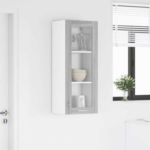 Armadio pensile con porta Riga Grigio Sonoma 40 x 31 x 100 cm 884383