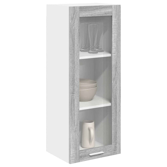 Armadio pensile con porta Riga Grigio Sonoma 40 x 31 x 100 cm 884383