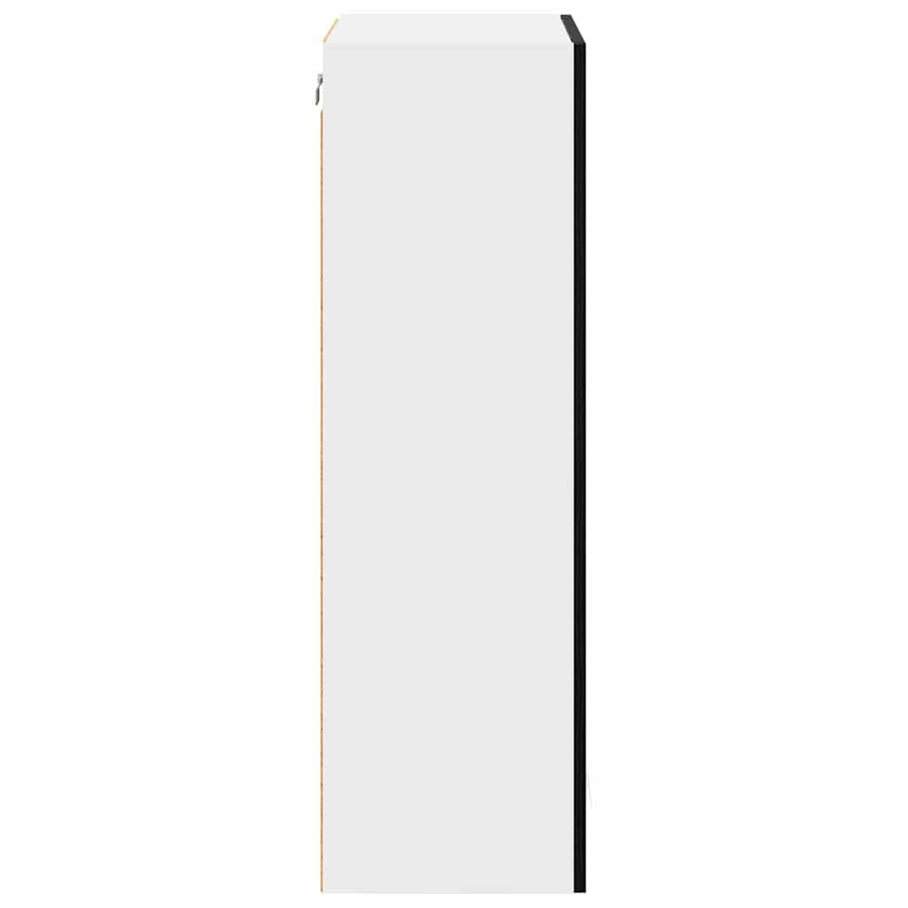 Armadio pensile con porta Riga Rovere Nero 60 x 31 x 100 cm 884387