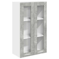 Armadio pensile con porta Riga Grigio cemento 60 x 31 x 100 cm 884389