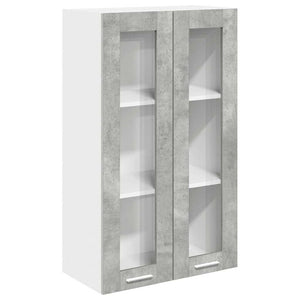 Armadio pensile con porta Riga Grigio cemento 60 x 31 x 100 cm 884389