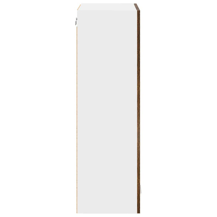 Armadio pensile con porta Riga Rovere fumé 60 x 31 x 100 cm 884390