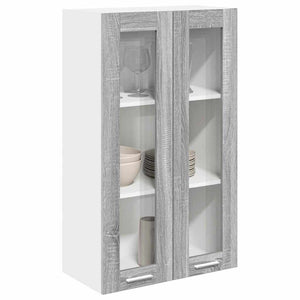 Armadio pensile con porta Riga Grigio Sonoma 60 x 31 x 100 cm 884391