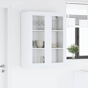 Armadio pensile Riga Bianco 80 x 31 x 100 cm Legno multistrato 884394