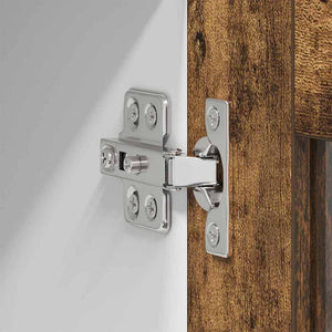 Armadio pensile con porta Riga Rovere fumé 80 x 31 x 100 cm 884398