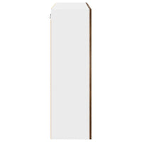 Armadio pensile con porta Riga Rovere fumé 80 x 31 x 100 cm 884398