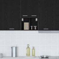 Armadio pensile Riga Rovere Nero 30 x 29,5 x 40 cm 884411